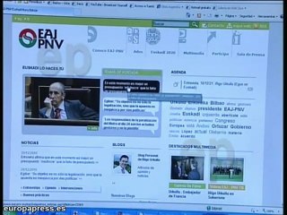 La web del PNV sufrió ayer un "ciberataque"