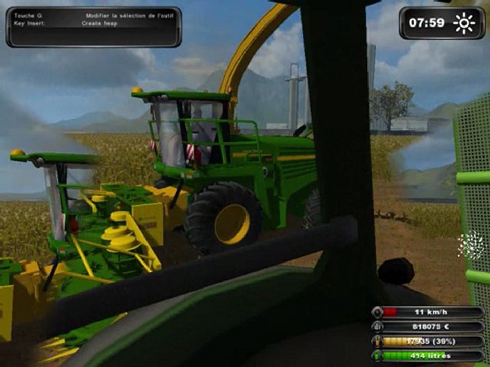 Ensilage sur Farming Simulator 2011