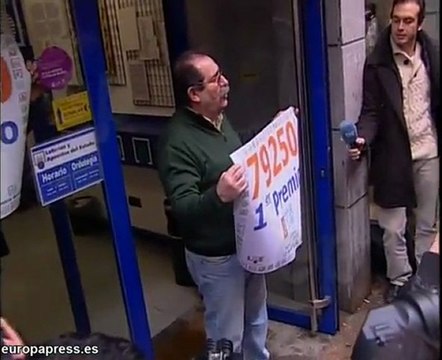 El primer premio de la loteria Navidad cae en Eibar