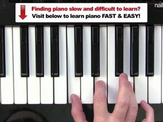 How To Play C Major Chord - Piano Lesson - Easy ...