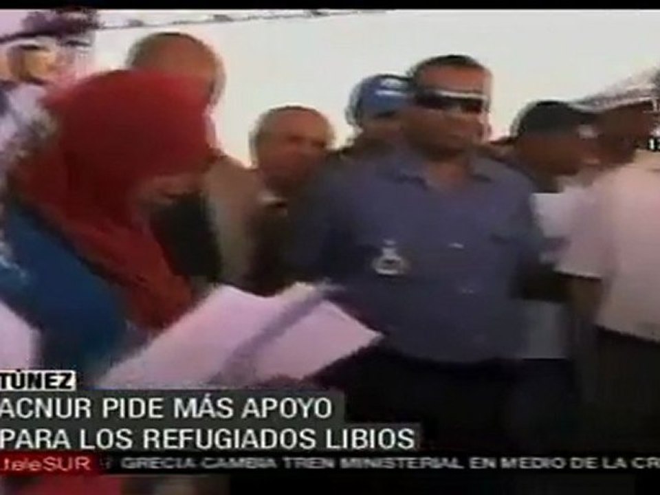 Piden más apoyo para refugiados libios en Túnez
