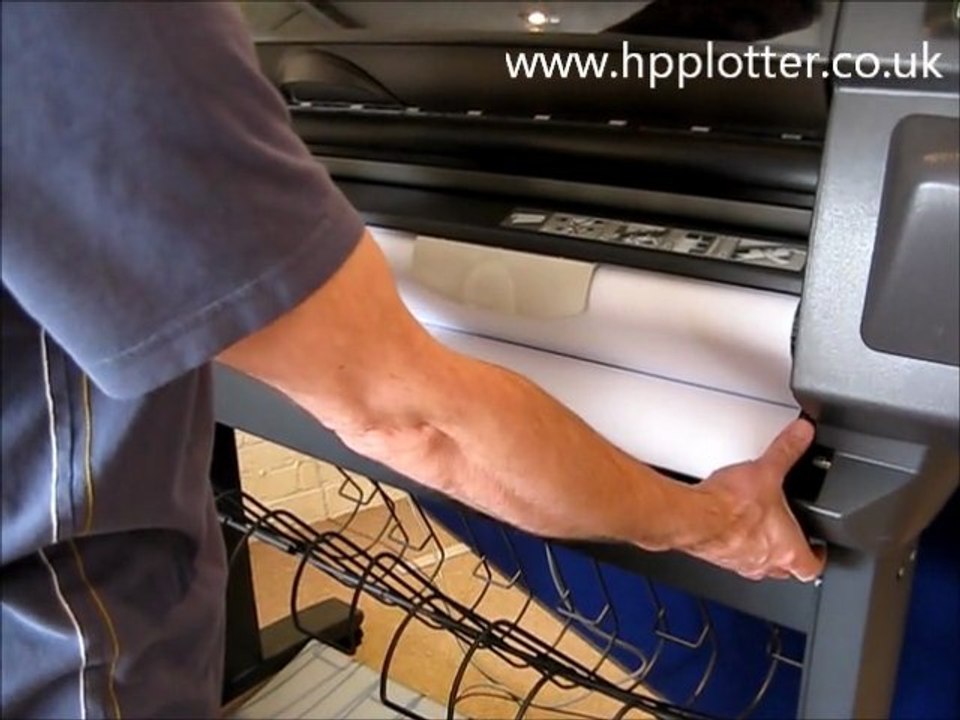 DesignJet 1050 1055 load roll