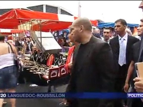 S.Royal à Montpellier - Reportage 19/20 fr3 Languedoc Roussillon