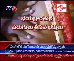 A Cheeta attack on baby at Tirumala Pedestrian way, baby safe