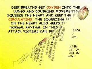 Don't miss it - How to Survive a Heart attack when alone ?