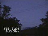 2 UFOs over Santiago, Chile 8 February 2011