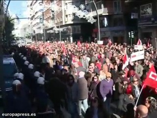 Manifestación contra Valcárcel