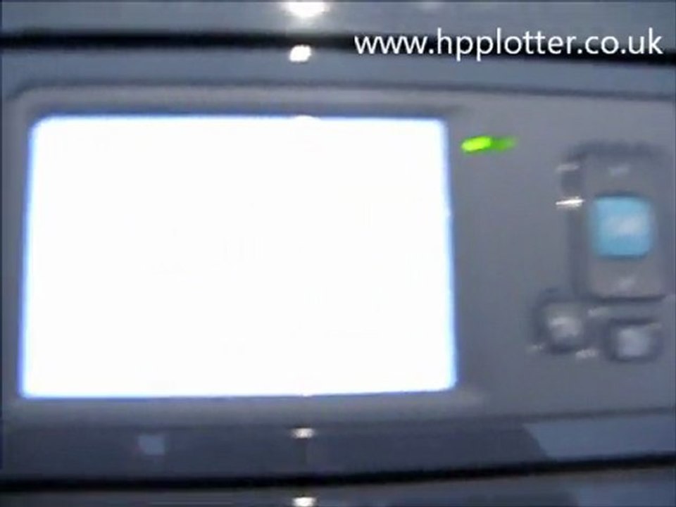 DesignJet T770 load sheet