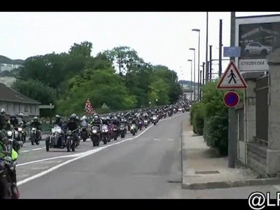 Motards en colère : manif bruyante à Dijon