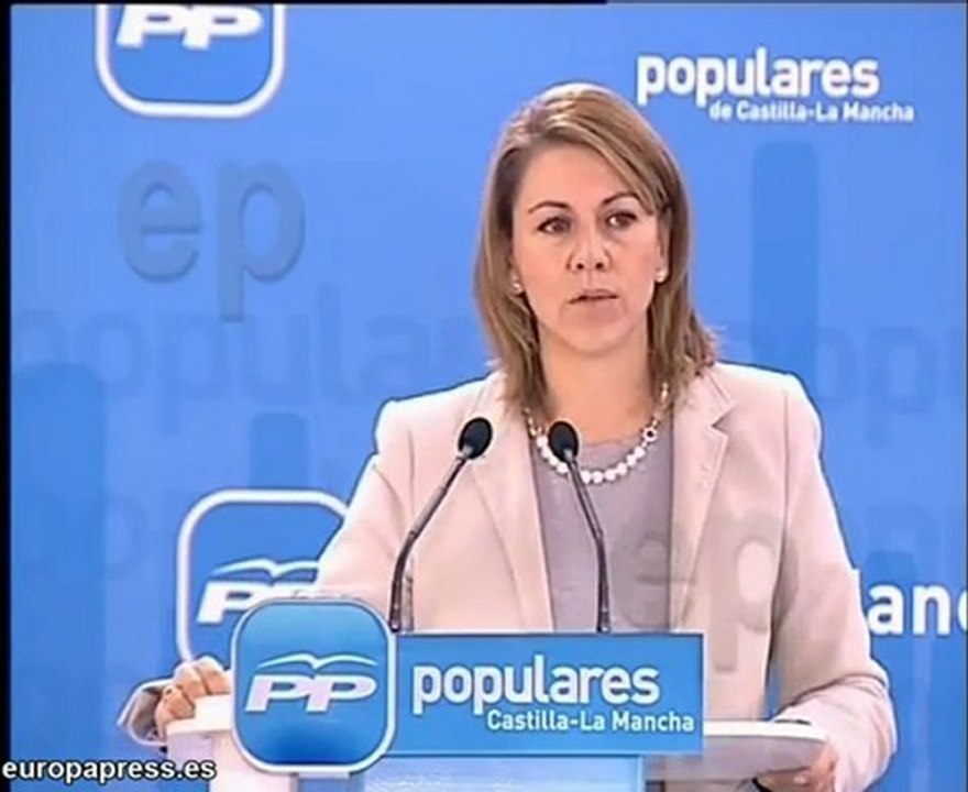 Cospedal: "Barreda campeón del despilfarro"