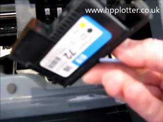 DesignJet T770 replace print head