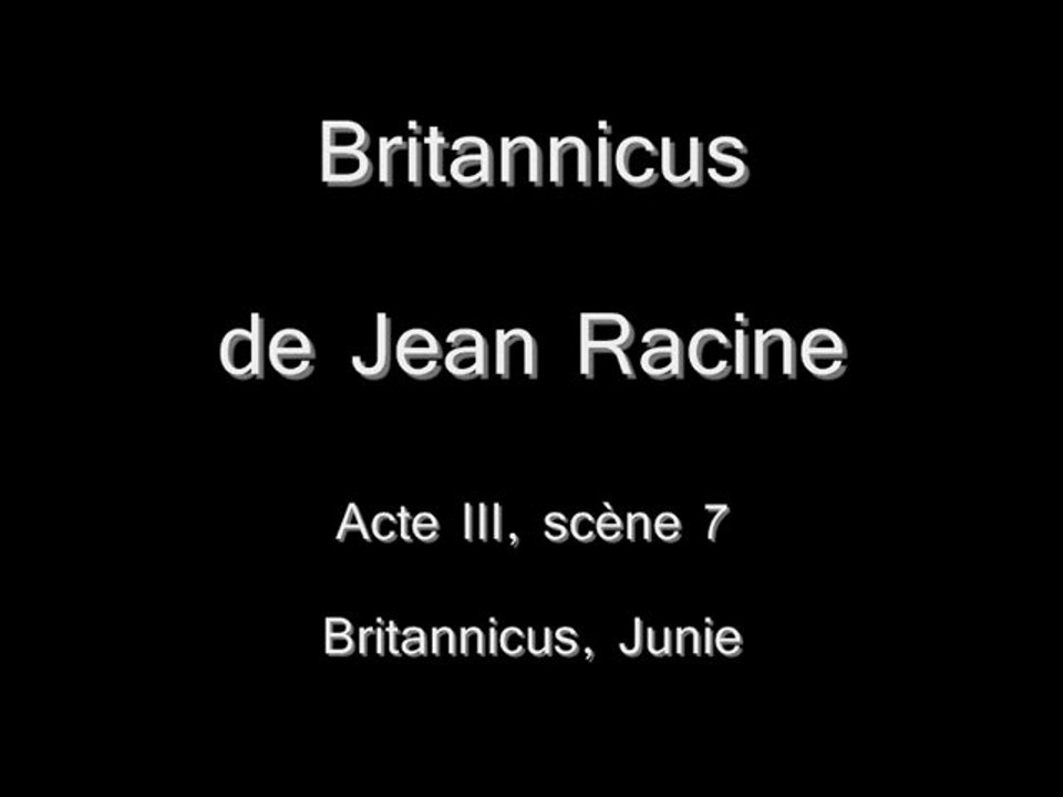 Atelier théâtre 2010/2011 - Britannicus III,7 (répétition)