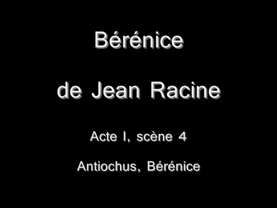 Atelier théâtre 2010/2011 - Bérénice I,4 (répétition)