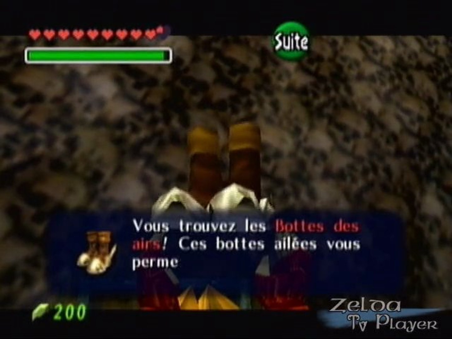 Zelda : Ocarina Of Time 23# - Les Bottes des Airs - Vidéo Dailymotion