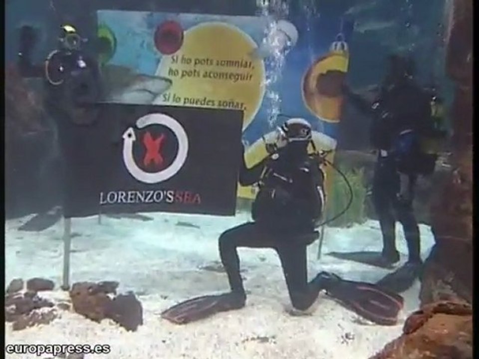 Jorge Lorenzo felicita las fiestas entre tiburones