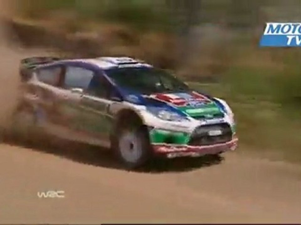 HIRVONEN BIG CRASH, ACROPOLIS RALLY 2011