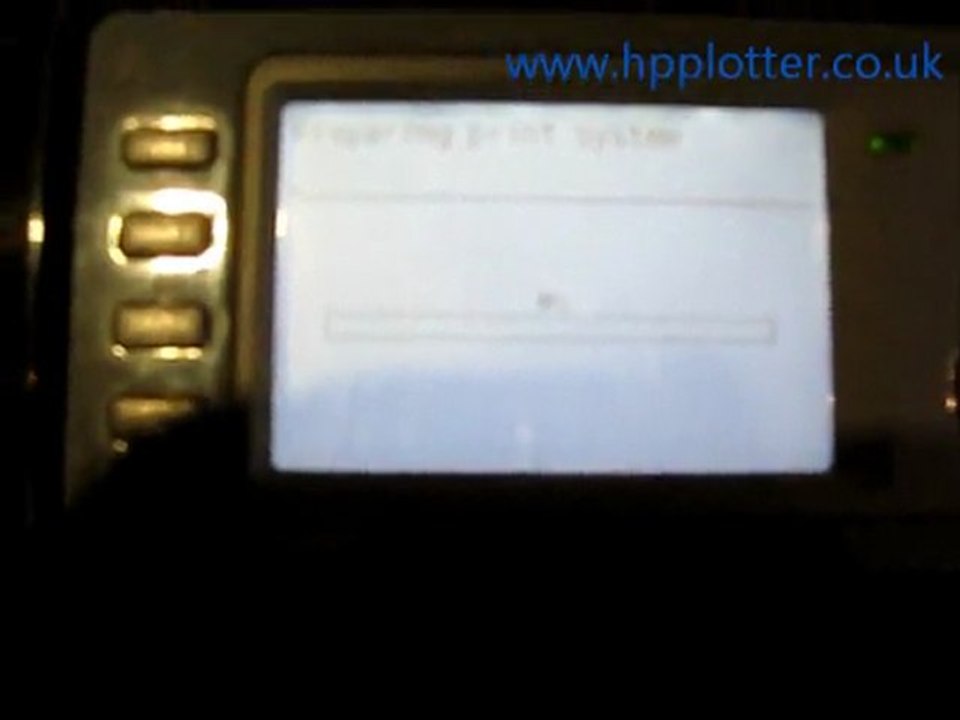 DesignJet T1100 Repair - Replace Print Head