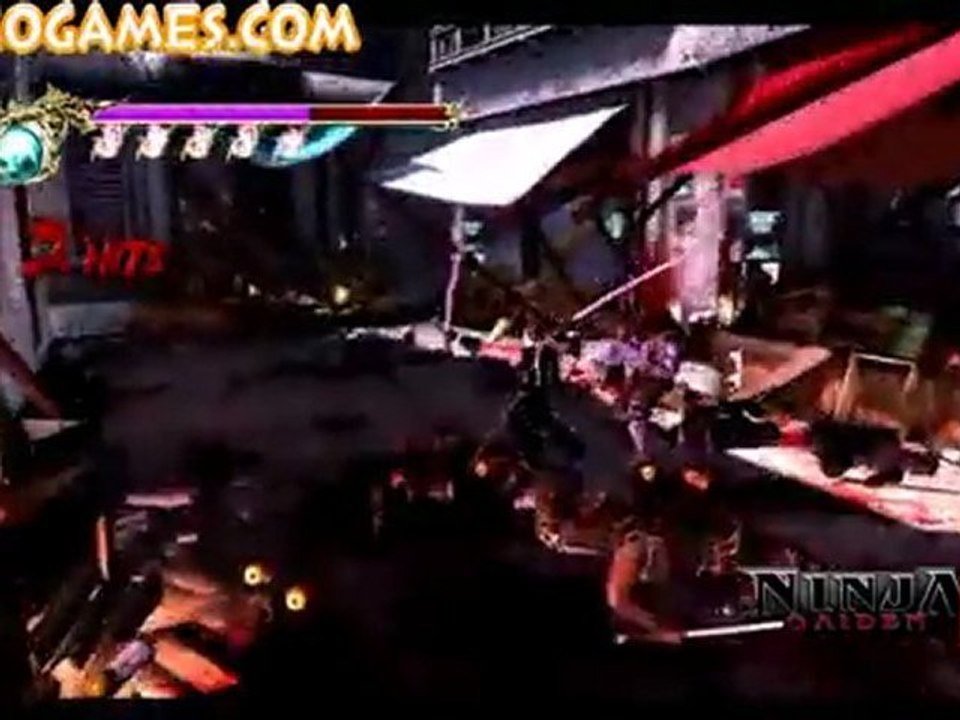Microsoft Video Game - TGS 2007 Ninja Gaiden II Developer Walkthrough HD part 4 - www.MiniGoGames.Com