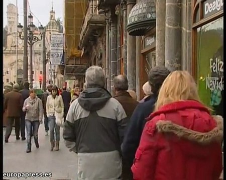 Colas para comprar la Lotería del Niño