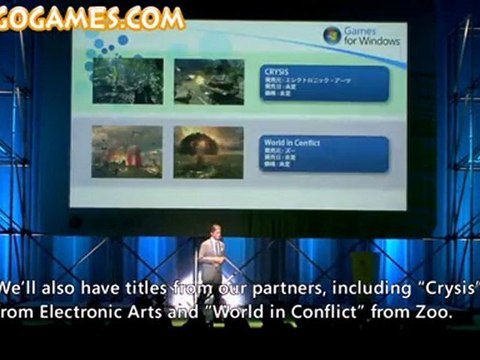 Microsoft Video Game - TGS 2007 Press Conference - Games For Windows HD - MiniGoGames.Com