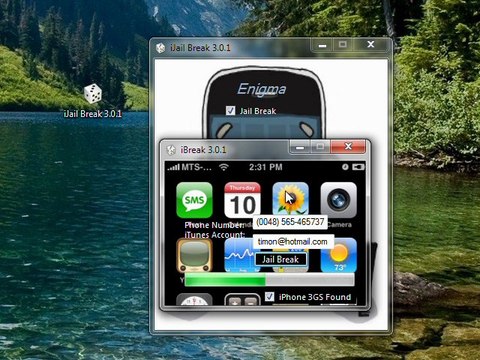 iJail Break 3.0.1 Unlock your iPhone 3GS!
