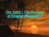 Chapter Believers Interpretation-7