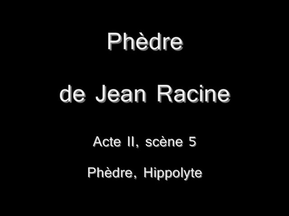Atelier théâtre 2010/2011 - Phèdre II,5 (répétition)