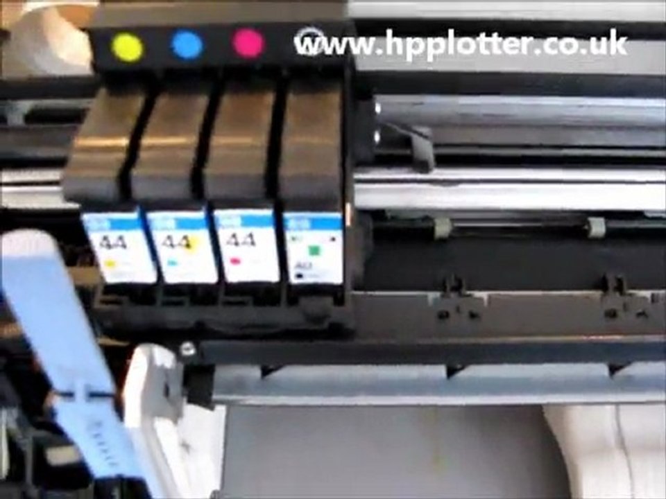 DesignJet 450 correct startup sequence