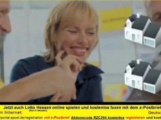 Kostenlos faxen mit  dem e-Postbrief . Aktionscode RZC294