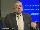 Valoración de datos del paro y afiliación