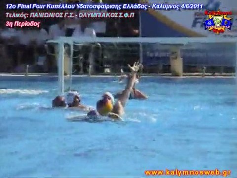 Κύπελλο Ελλάδας Water Polo, Final 4, Πανιώνιος - Ολυμπιακός, Περίοδος 3