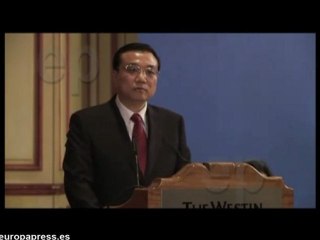 Viceprimer ministro chino en reunión con empresarios