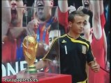 La selección española dona dinero del premio