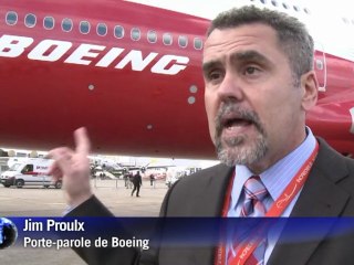 Le nouveau Boeing 747-8 au Bourget en première mondiale