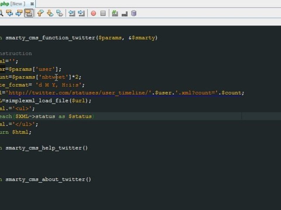 Tutoriel vidéo: création d'un plugin pour cmsms