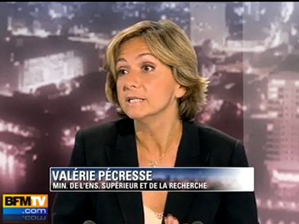 BFMTV 2012 : l’interview de Valérie Pécresse par Olivier Mazerolle