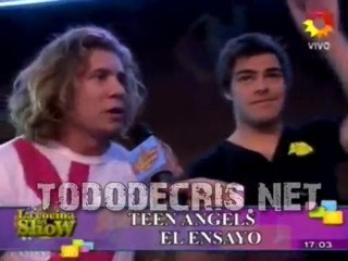 Teen Angels en La cocina del show. Primera parte (18-06-2011)