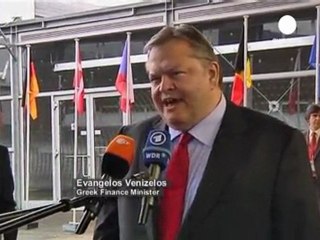 Les ministres des finances de l'Eurogroupe au chevet de...