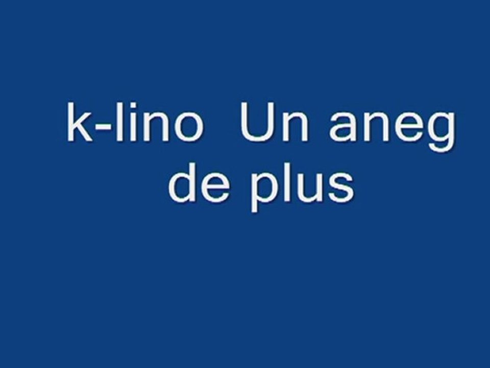 k-lino  un ange de plus