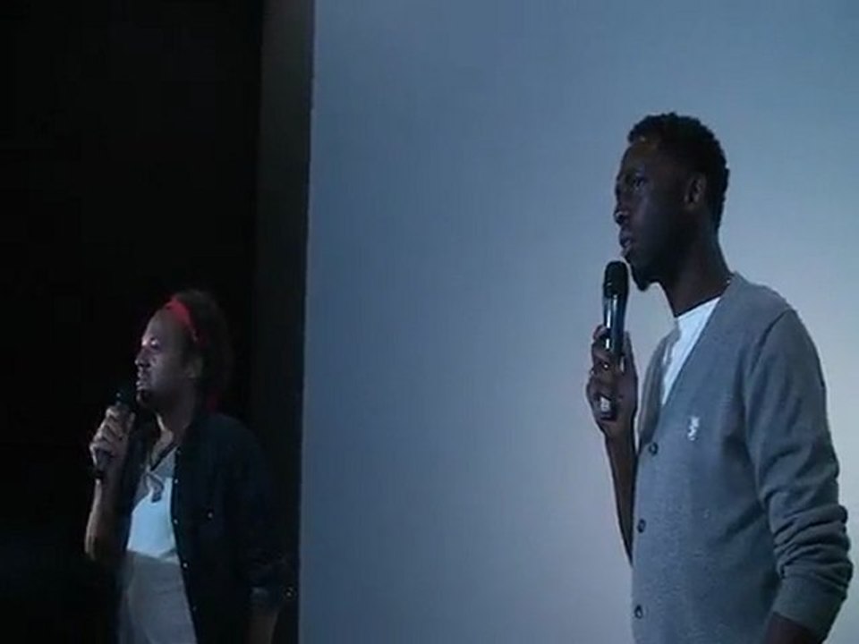 CASE DEPART Fabrice Eboué & Thomas Ngijol face au public...