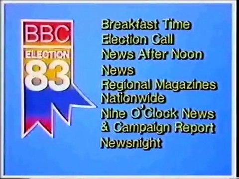 BBC2 Continuity (2), Sunday 15th May 1983