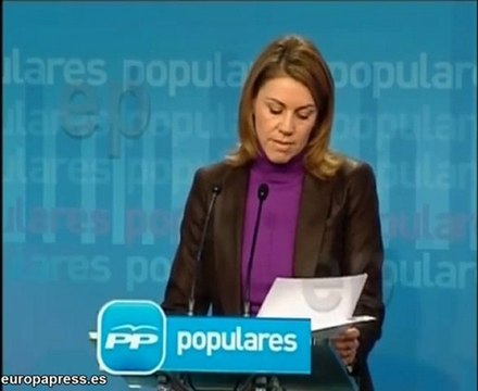 Cospedal: ETA dice lo mismo de siempre