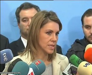 Cospedal: "No transmitió mucha credibilidad"