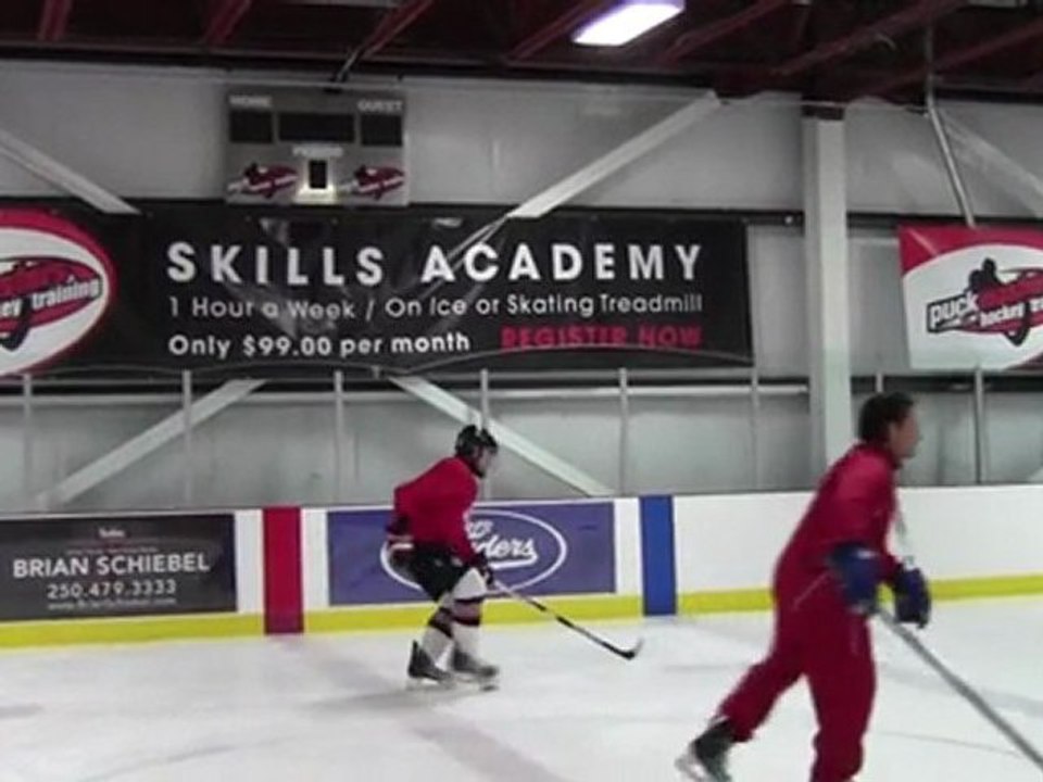 Nick Training at Puckmasters Hockey Training Rinks