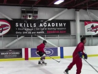 Nick Training at Puckmasters Hockey Training Rinks