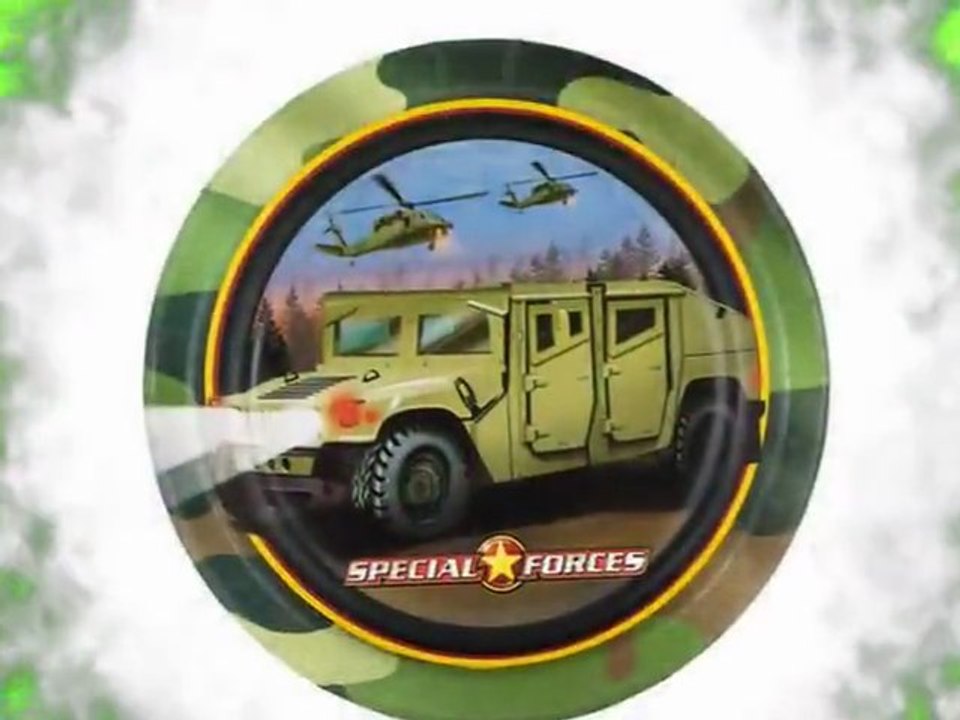 Special Forces Party Decor for a Great Boys Birthday