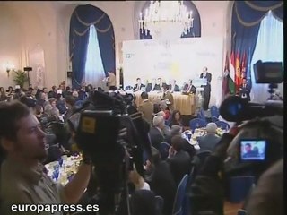 Gallardón y presidente húngaro en desayuno