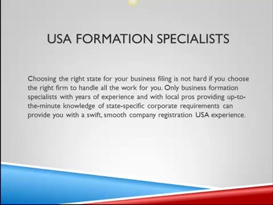 USA Company Formation - Which State Should You Incorporate Within?