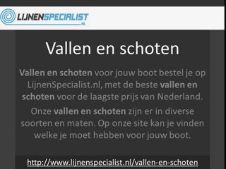 Uw zeilen lijnen koopt u op LijnenSpecialist.nl