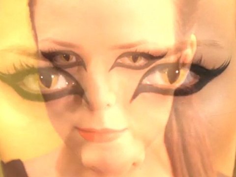 Yellow Cat Eye Coloured Contact Lenses